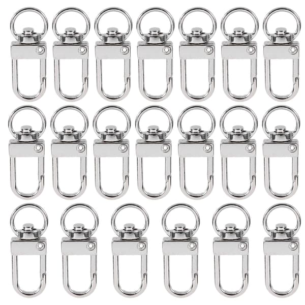20 stk Metall Snap Hooks Svingbart Øye Snap Hook Svingbar Haken