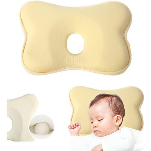 Baby pute hode deformasjon flatt hode, baby pute mot deformasjon, anti flatt hode baby pute, baby pute flatt hode,