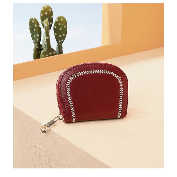 Ladies Purse, Stylish Women&#39;s Wallet Compact Credit Card Holder With 12 Card Slots, Zip Coin Pocket And 2 Internal Slots For Notes And Receipts.