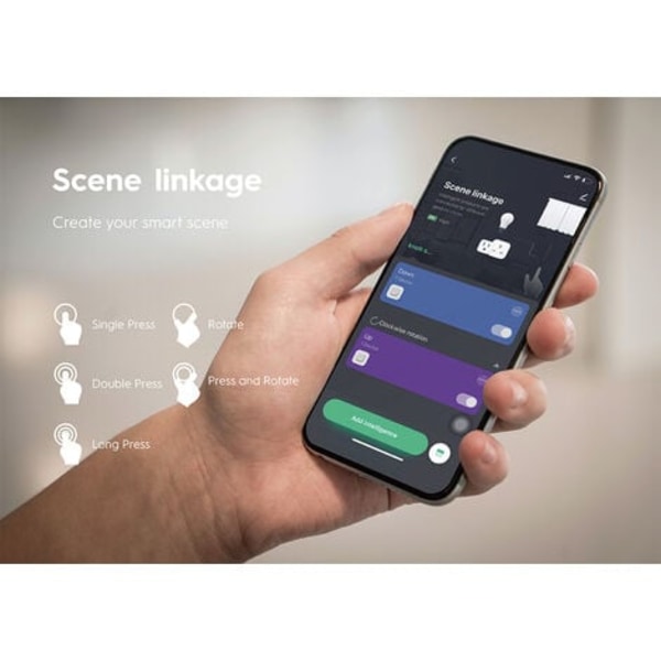 Zigbee Tuya smartknapp scenombyte