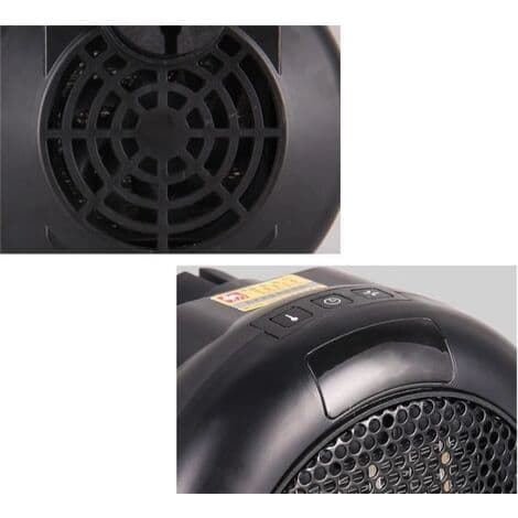 Mini keramisk radiator 1000 W - Kompakt rumsvärmare för kontor, sovrum, vardagsrum