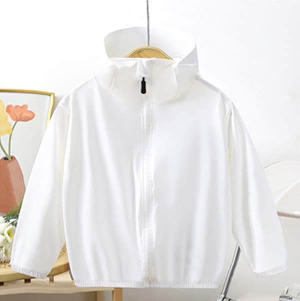 UPF50+ solbeskyttende klær for barn White 110cm