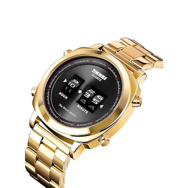 Herrmode Utomhus Sport Multifunktion Alarm 5bar Vattentät Digital Klocka 1531
