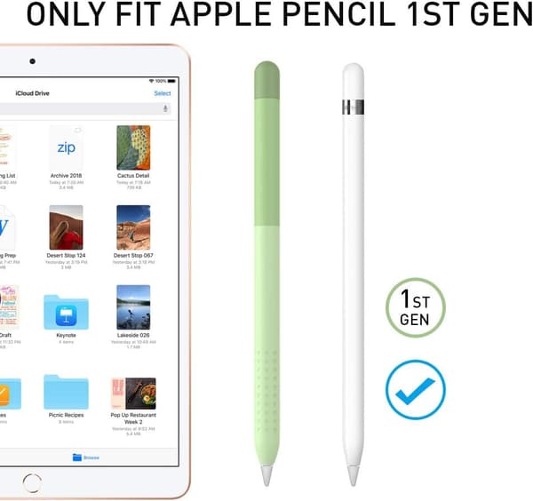 (Grønn) Apple Pencil 1. generasjons etui, gradientfarge