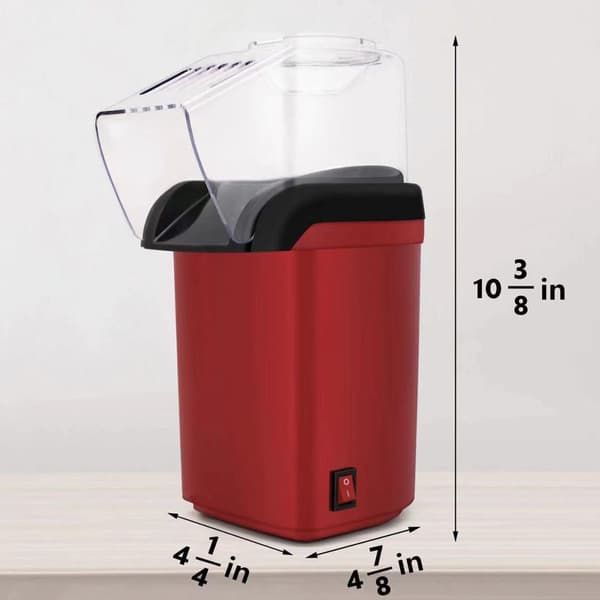 1 st hem mini popcornmaskin elektrisk blåsande popcorn