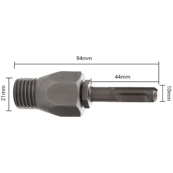 Rhinestone Hammer Hammare Borr Adapter Vägg (Split (Rund Shank))