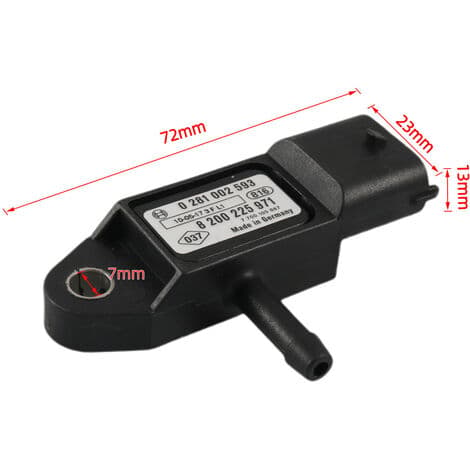 Insugningstrycksensor för Renault Fiat OE:0281002593
