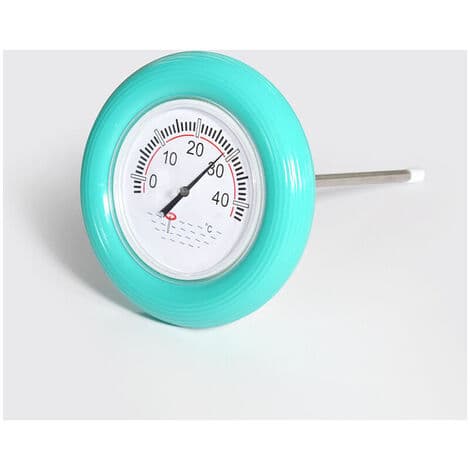 Diameter bøyetermometer for svømmebasseng 12 cm blått