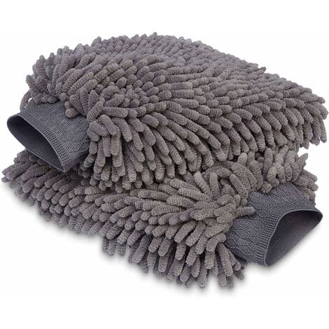 Lyxig Mikrofiber Bil Tvätthandske, 2-pack