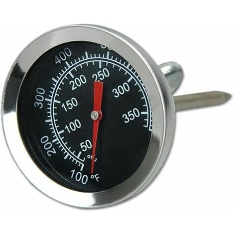 Rostfritt stål ugns termometer BBQ Grill rök termometer 50-350℉, 100-700℉ (Typ A 350℉)