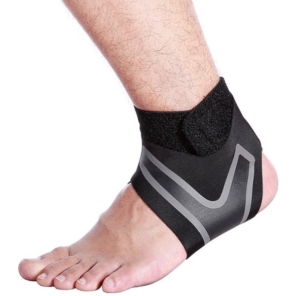 Ankle Cover for Outdoor Sports, Anti-Sprain, Ankle Protector, Non-Slip, Mountaineering (AB036 Black [Single] Right Foot M)