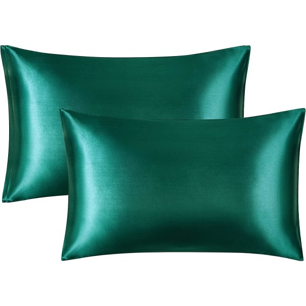 Satin Pillow Cover For Hair And Skin Silk Cushion Cover 2 Set Soft Pillow Covers 2er-pack Queen With Envelope Lock