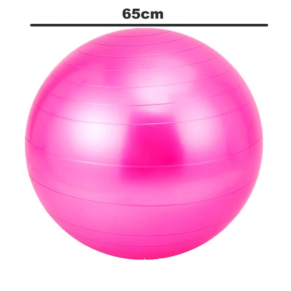 Jooga Smooth Ball Fitness Harjoittelu Pilates painolla Pink 65CM