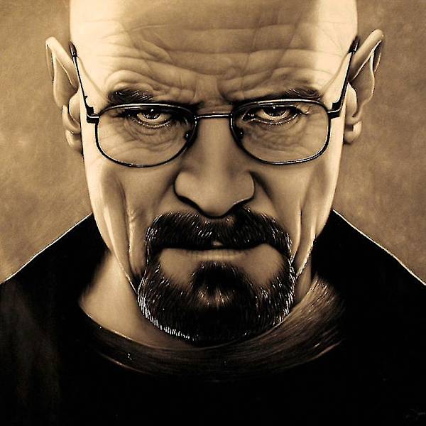Huacreate Breaking Bad Gammel Mand Forklædning Fuld Maske Halloween Cosplay
