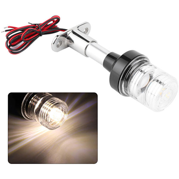 Yacht Marine Fastmonterad Allroundlampa 360 Grader Yachttillbehör (12 tum)
