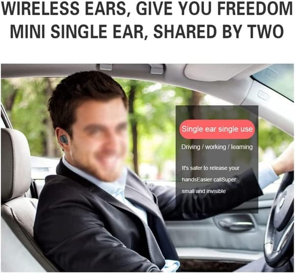 1 st Bluetooth-hörlurar  One Touch-drift True Wireless