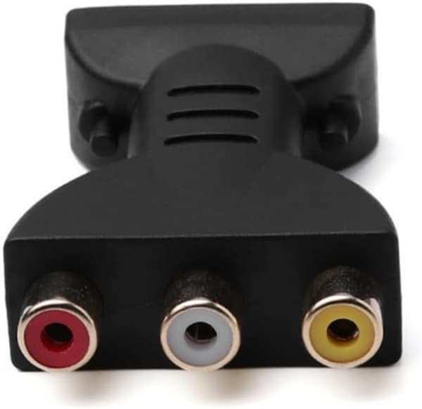 1 stk HDMI til 3RCA adapter, rød gul hvit videokabeladapter