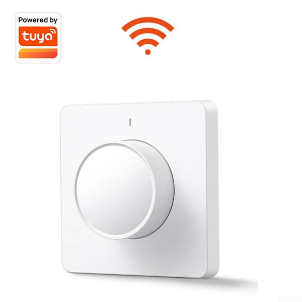 Smart lysdæmper til Tuya Smart til ZigBee - Drejelig lysdæmper til hjem og kontor - EU (til Zigbee)