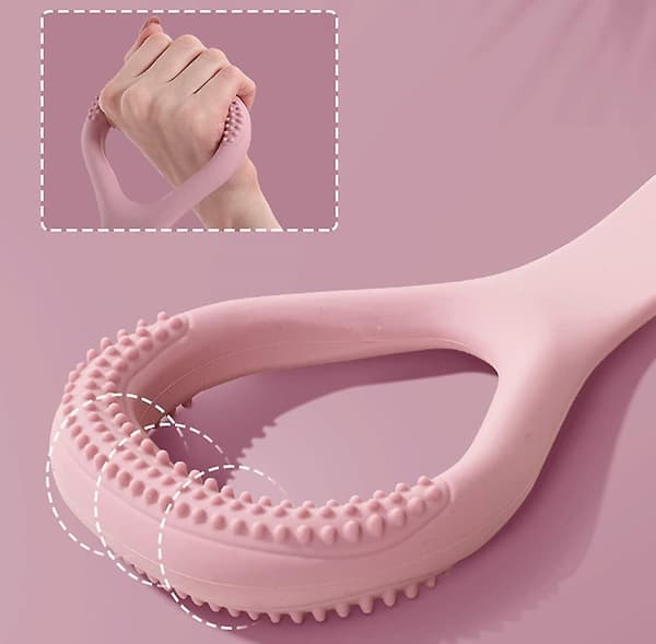 Elastiskt band för ryggträning (rosa)