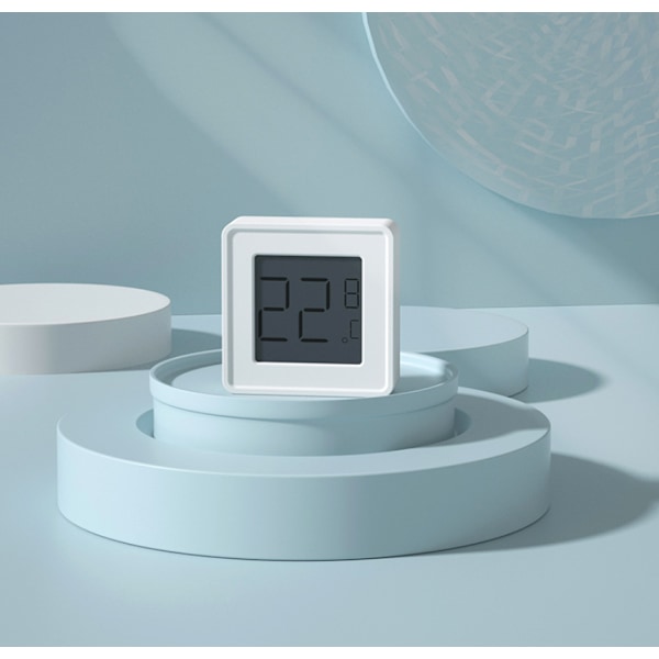 Termometer, Noggrann Växthus Termometer Mini Digital Fuktighetsmätare, Vit