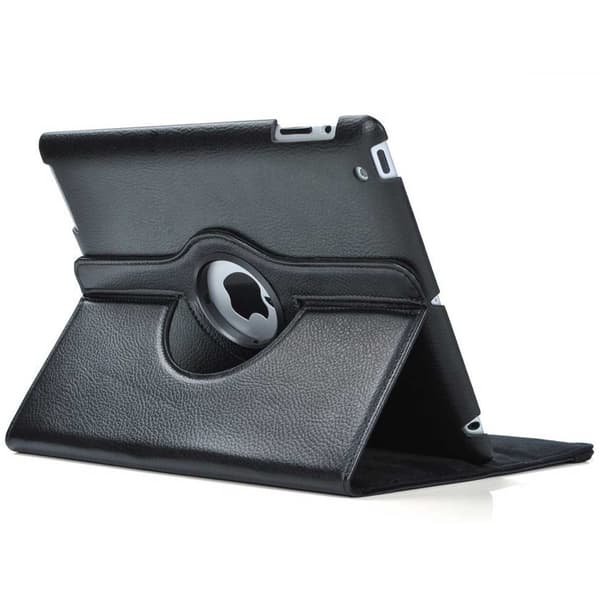 iPad Pro 13\" (M4) 360° Smart Cover Case PU Læder Sort sort