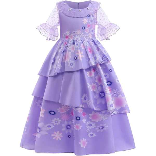 Deluxe prinsessekostume til piger med tilbehør