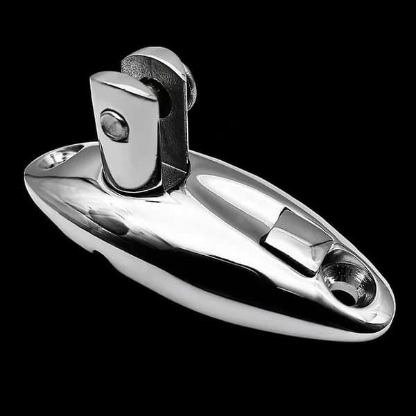 Snabbkoppling Bimini Top Vridbart Gångjärn Däck Sidomontering Metall Vridbart Gångjärn 91mm