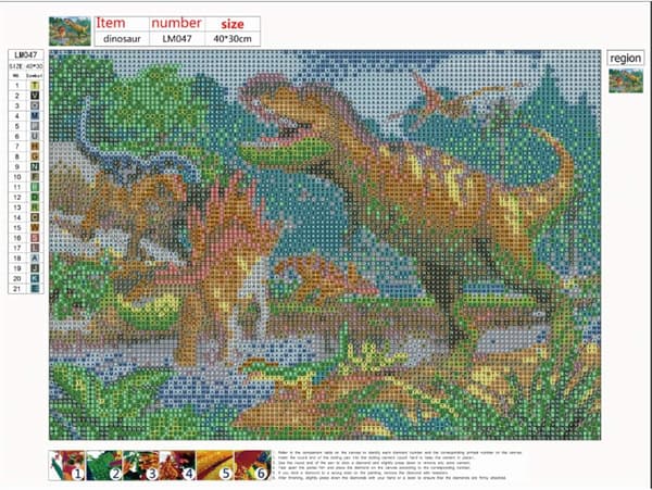 5D DIY Diamantmaleri, 40X30cm Voksen Diamantbroderi Kryss
