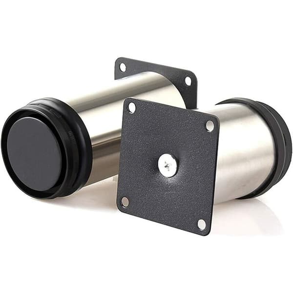 Tjocka borstade rostfria soffben Justerbara möbelfötter (4 st 50*100 mm tjocknade (ABS-bas)) hållbara