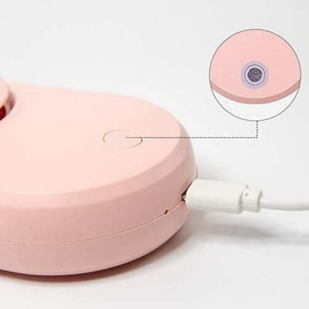 Øjenvippe Fan Genopladelig Mini Bærbar Øjenvippe Blæser Elektrisk