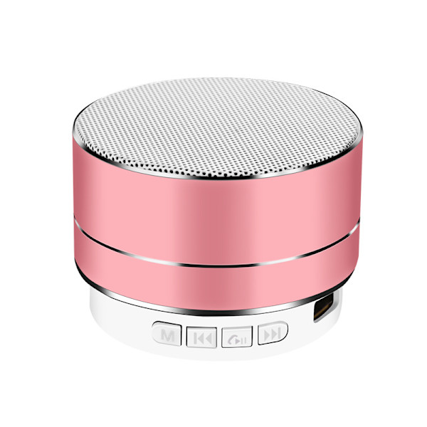 Alloy Bluetooth-kaiutin, kannettava minikaiutin (vaaleanpunainen)