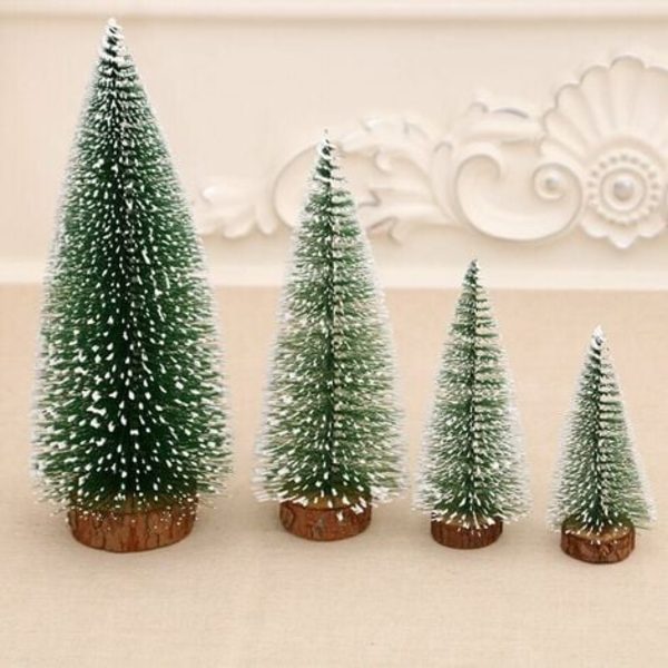 Julgran, Mini Julgran och 1 Meter Varm Gul Stämningsbelysning 20cm LYCXAMES