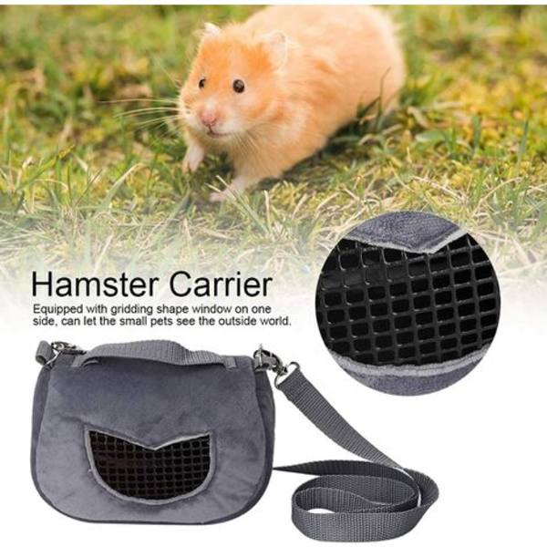Juli Hamsterbur, Djurbärare, Liten Djurtransportväska Marsvin (Medium)15