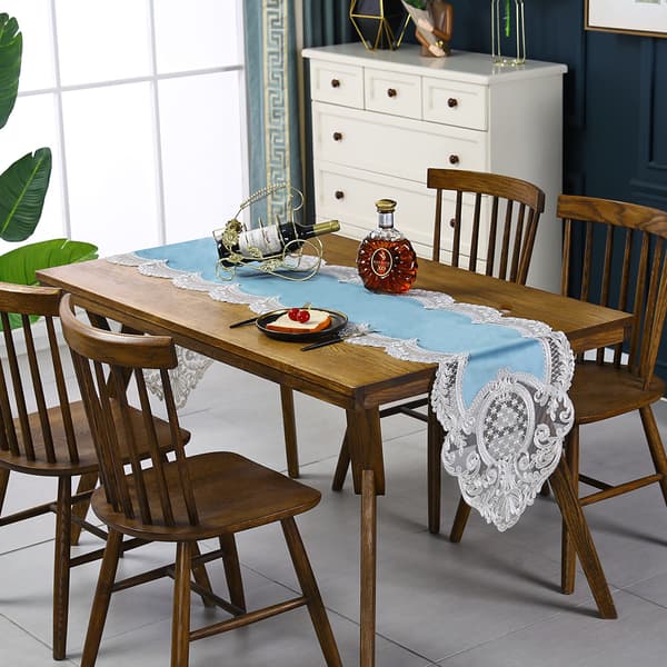 Blomster fløjl dug elegant og chic vaskbar dug