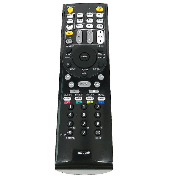 Fjernbetjening til Onkyo AV RC-799M RC-737M RC-834M/RC-735M RC-765M TX-NR414 TX-NR515 TX-NR717 TX-SR