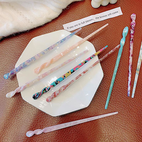 Hårpind Hår Chopsticks Enkelhed Smuk Hårnål Hår Tilbehør Til Kvinder Pige 14
