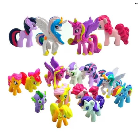 12-pakning My Little Pony-figurer