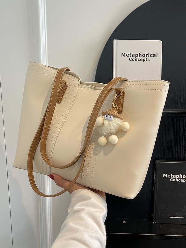 Håndveske Kvinner Retro Striper Skuldervesker Elegant Sydd