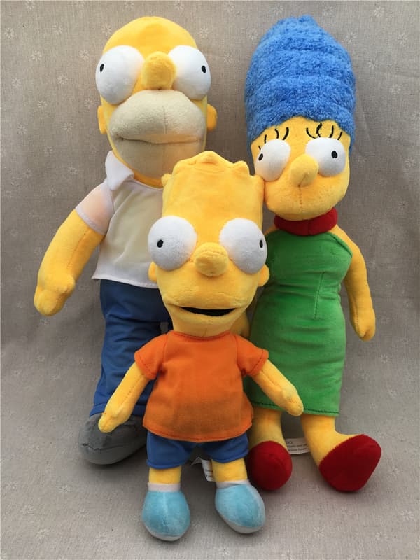 The Simpsons plyschdocka dad