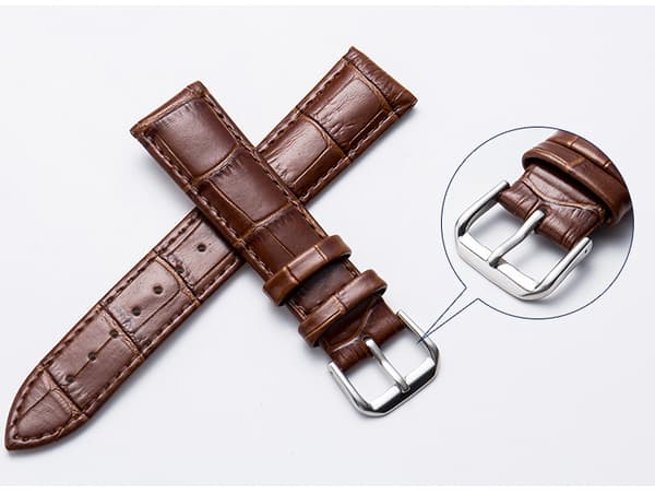 2-pack Läderarmband - Alligatornarvs kalvläder