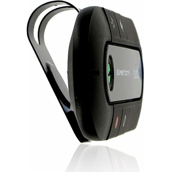 Visir Højttalertelefon Bil Bluetooth Håndfrit Sæt til Kompatibel Smartphone (Sort)-, kueatily