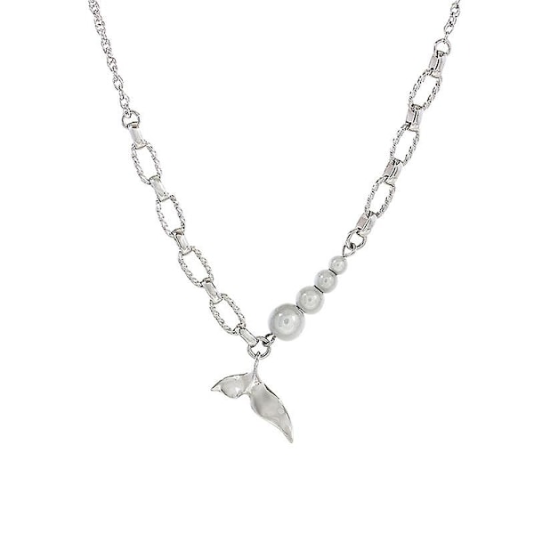 Halsband fisk svans svans mode smycken Ac7051