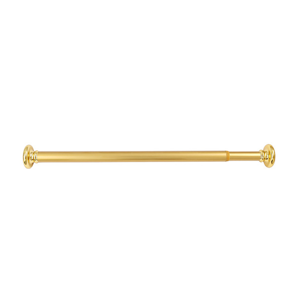 Utdragbar badrums torkställning med gyllene aluminiumstång 90-160 cm