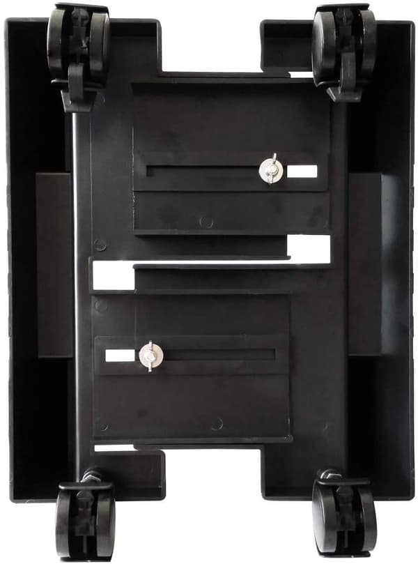 Desktop Computer Chassis Beslag Mobil Kølebase Plast Chassis Bakke – Sort