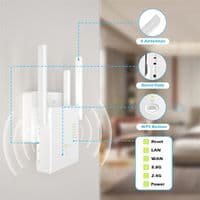 Udendørs WiFi Repeater, WLAN Signalforstærker, Extender, Engros, AC1200M, Dobbelt Frekvens
