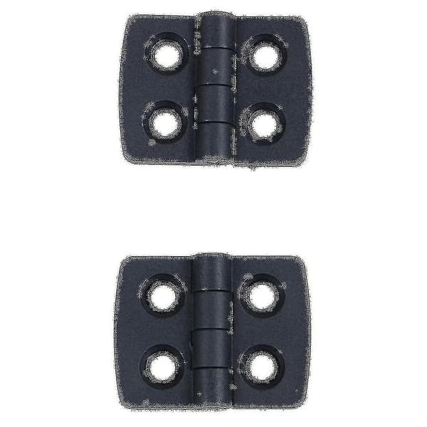 100 stk. forstærkede sorte plastikdørhængsler 40 mm x 30 mm
