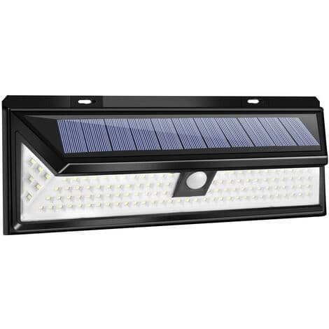 118LED PIR rörelsesensor vattentät utomhus solcellslampa