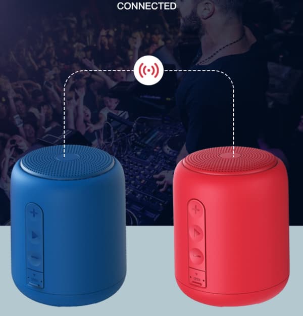 Trådløs kreativ lyd, mini bærbar subwoofer bluetooth højttalerplade (sort)