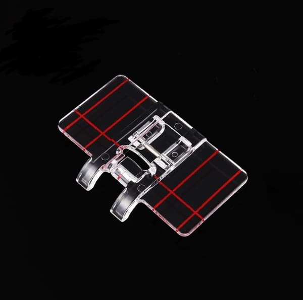 1 x Trykkfot med transparent base for Lidl, Singer,