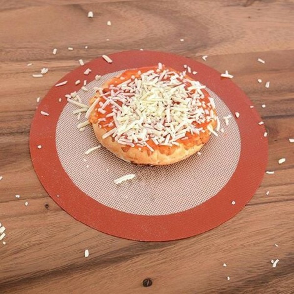 Genanvendelig silikonebagemåtte, varmebestandig, non-stick, vaskbar, 9\"